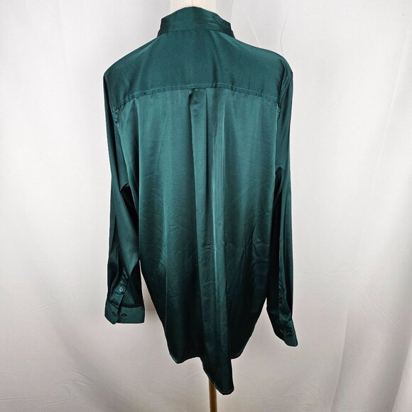 Equipment Top Large June Bug Emerald Satin Classic Signature - Picture 6 of 11